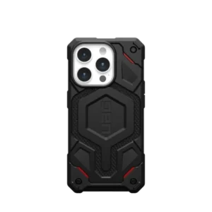 UAG Monarch Pro case with MagSafe for iPhone 15 Pro - black kevlareng