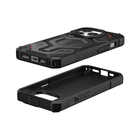 154604_3 UAG Monarch Pro case with MagSafe for iPhone 15 Pro - black kevlareng