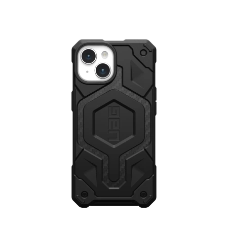 154606_1 UAG Monarch Pro case with MagSafe for iPhone 15 - black carboneng