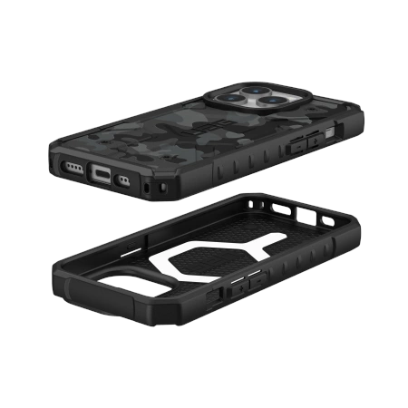 UAG Pathfinder case for iPhone 15 Pro - black camouflageeng