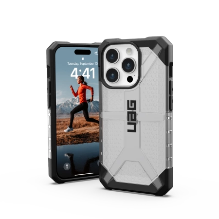 154614_2 UAG Plasma case for iPhone 15 Pro - transparenteng