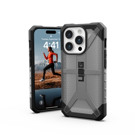 154615_2 UAG Plasma case for iPhone 15 Pro - grayeng