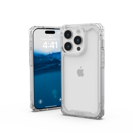 154616_2 UAG Plyo case for iPhone 15 Pro - transparenteng