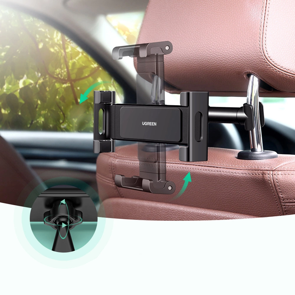 Ugreen car headrest smartphone/tablet holder black (LP160)eng
