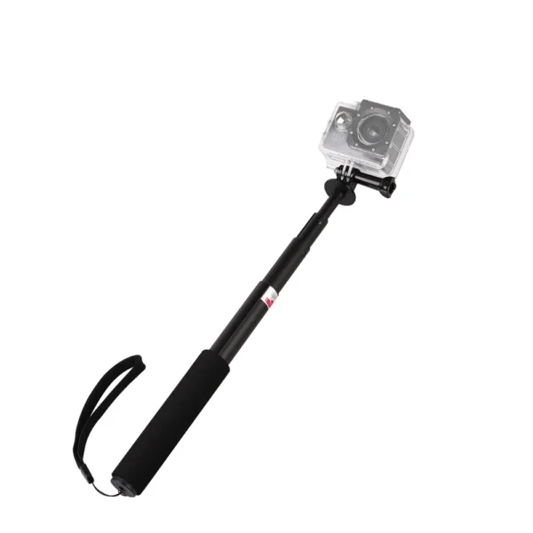 Selfie stick with camera holder - blackeng