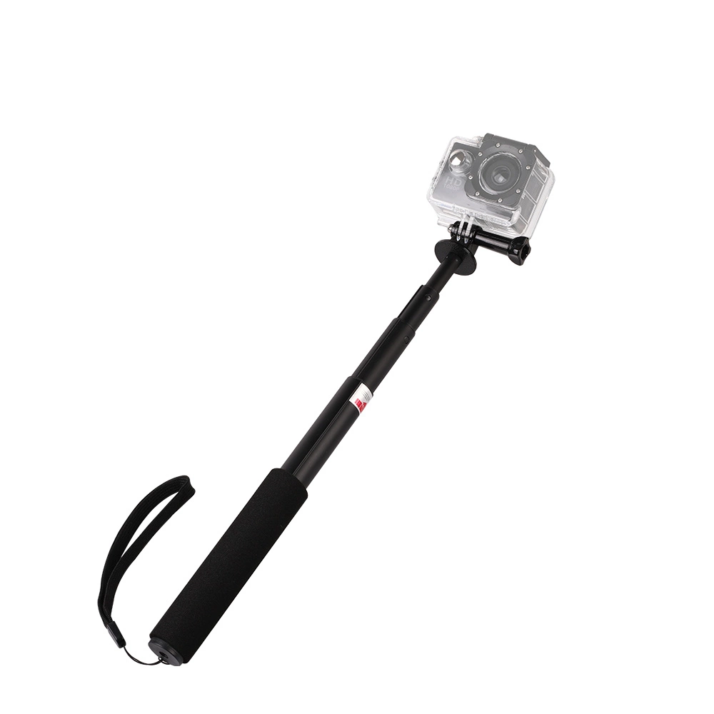 Selfie stick with camera holder - blackeng