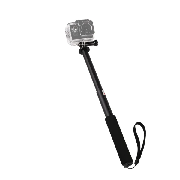 Selfie stick with camera holder - blackeng