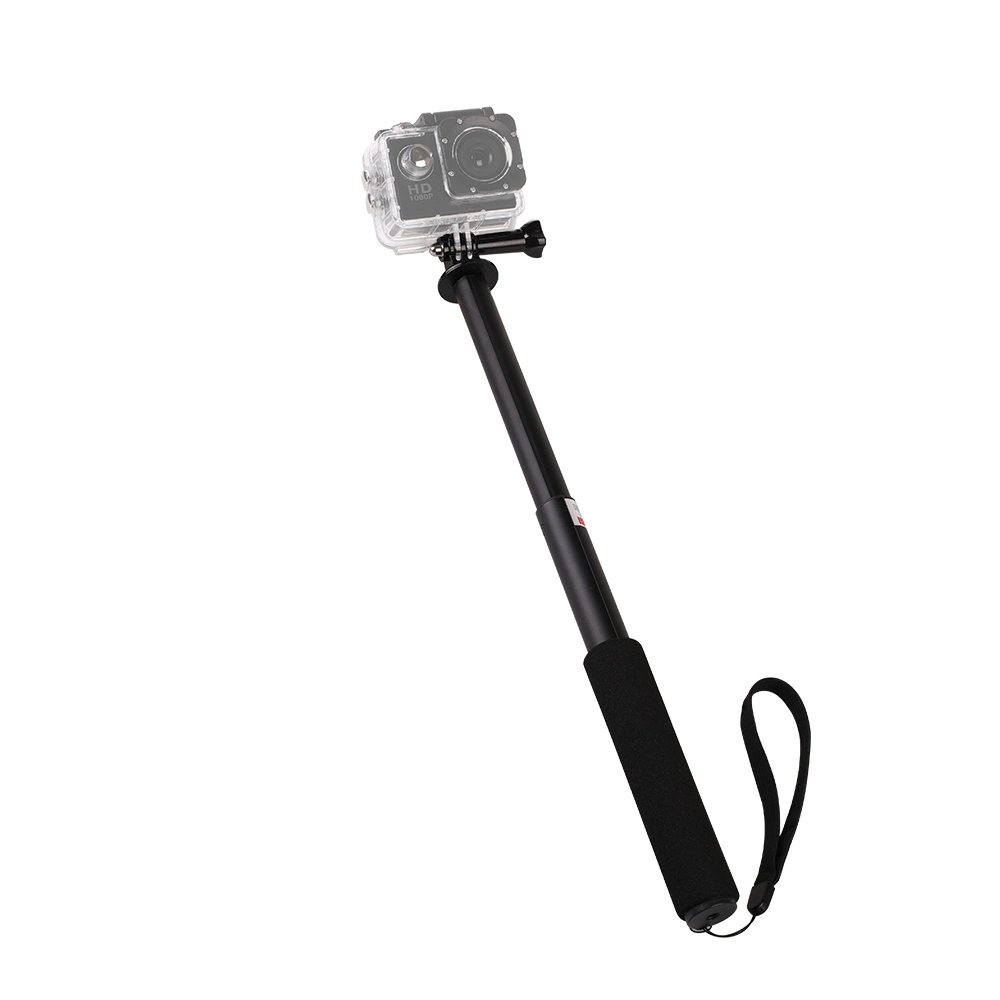 Selfie stick with camera holder - blackeng