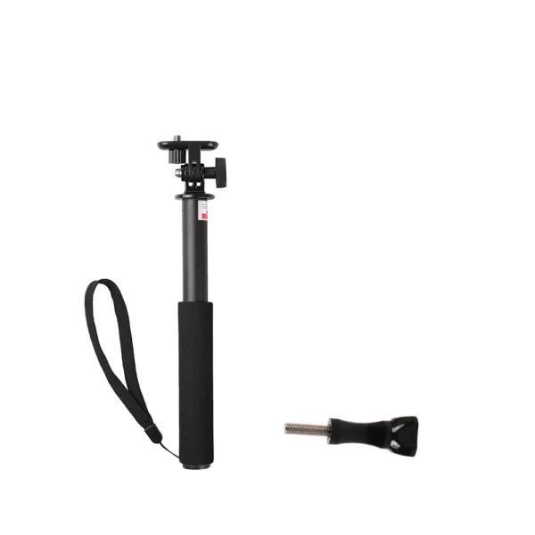 Selfie stick with camera holder - blackeng