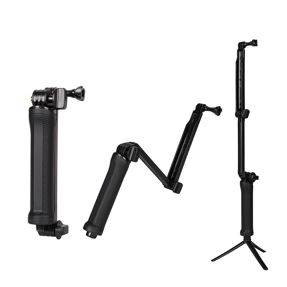 3 in 1 Monopod Tripod with Selfie Stick for GoPro - Blackeng