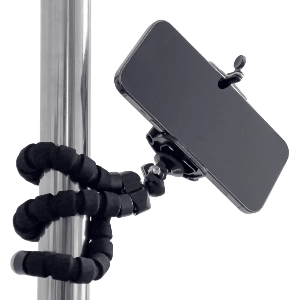 Eleastic tripod for a phone and a selfie cameraeng