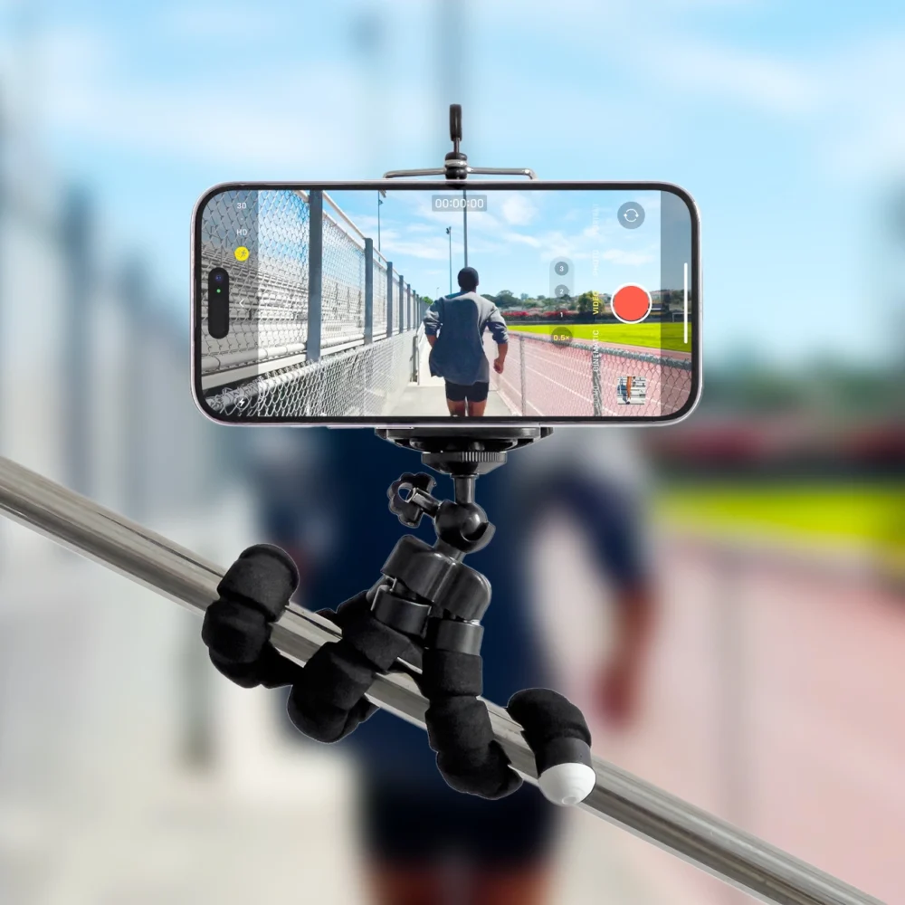 Eleastic tripod for a phone and a selfie cameraeng