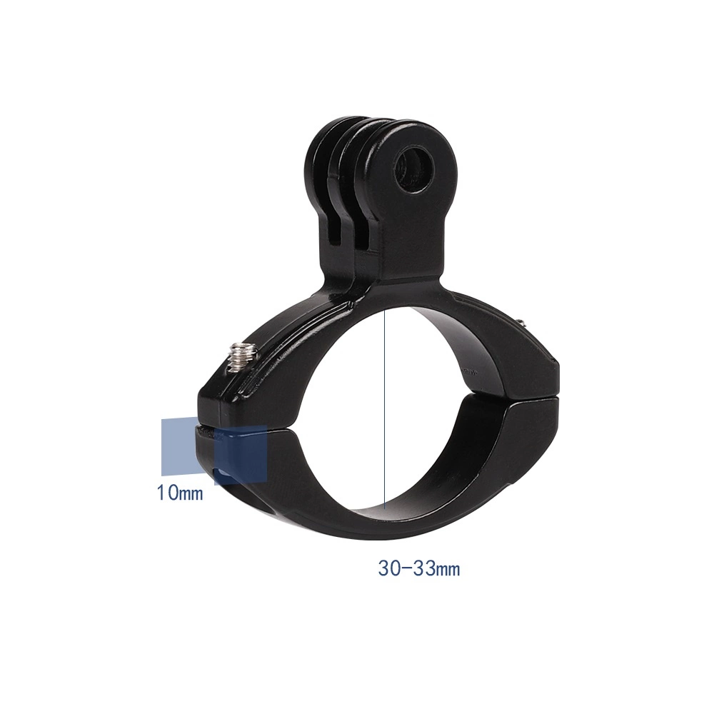 Aluminum GoPro Camera Mount - For Bike Handlebars - Blackeng
