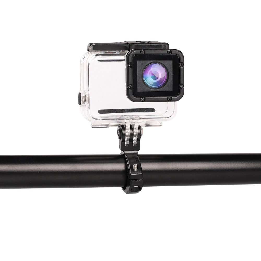 Aluminum GoPro Camera Mount - For Bike Handlebars - Blackeng