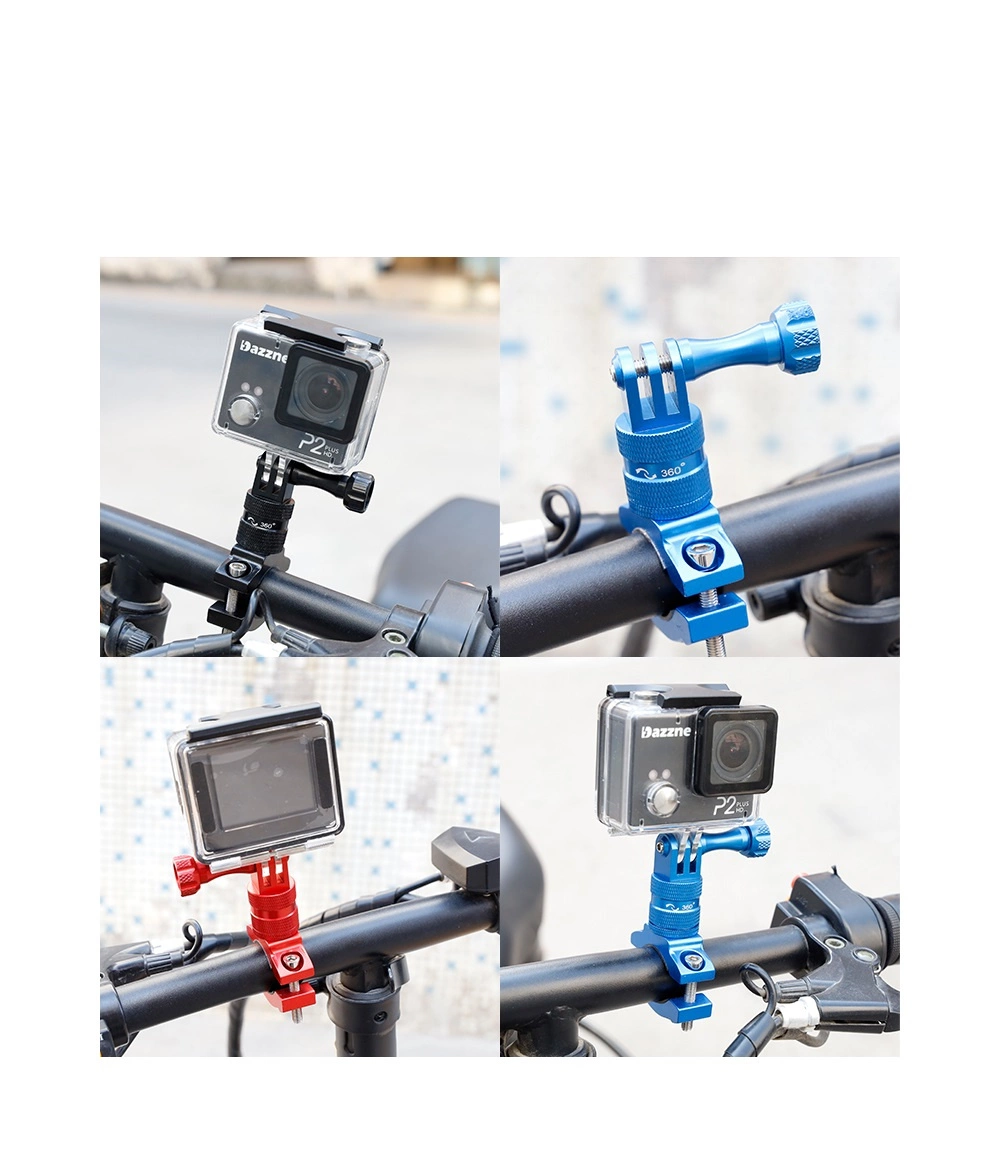 Sports camera holder for a bicycleeng