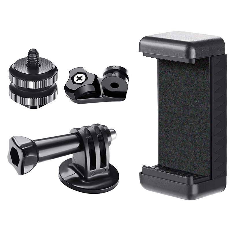 Phone/Sports Camera Holder with Adapter - Blackeng