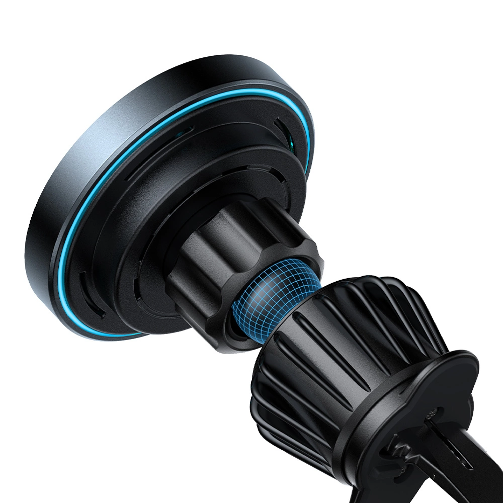 Joyroom magnetic car holder 15W wireless charger for air vent black (JR-ZS240 Pro)eng