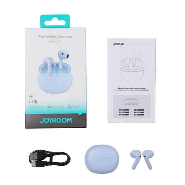 Joyroom Funpods wireless in-ear headphones (JR-FB2) - blueeng