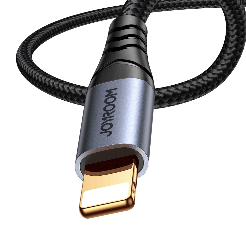 Joyroom Audio Transfer Series SY-A06 mini jack 3.5 mm / Lightning cable 1.2 m - blackeng