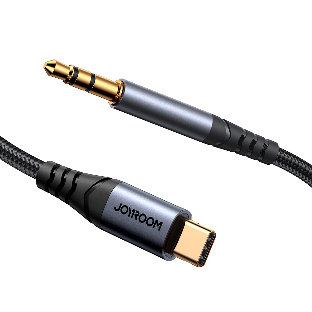 Joyroom Audio Transfer Series SY-A07 Mini Jack 3.5mm/USB-C Cable 1.2m - Blackeng
