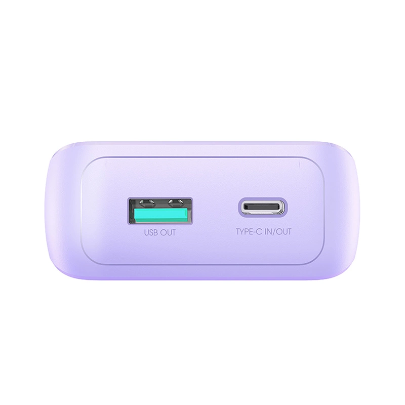 Joyroom JR-PBC06 mini power bank with built-in USB-C / Lightning cables 30W 10000mAh - purpleeng