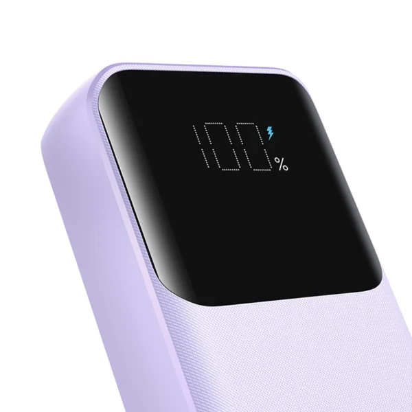 Joyroom JR-PBC06 mini power bank with built-in USB-C / Lightning cables 30W 10000mAh - purpleeng