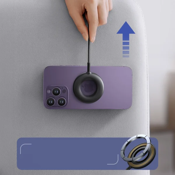 Joyroom wireless magnetic charger 15W black (JR-WQM03)eng