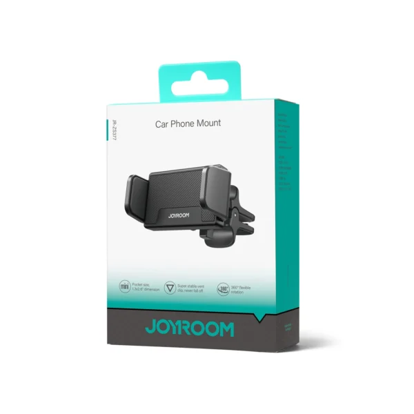 Joyroom car phone holder for air vent black (JR-ZS377)eng