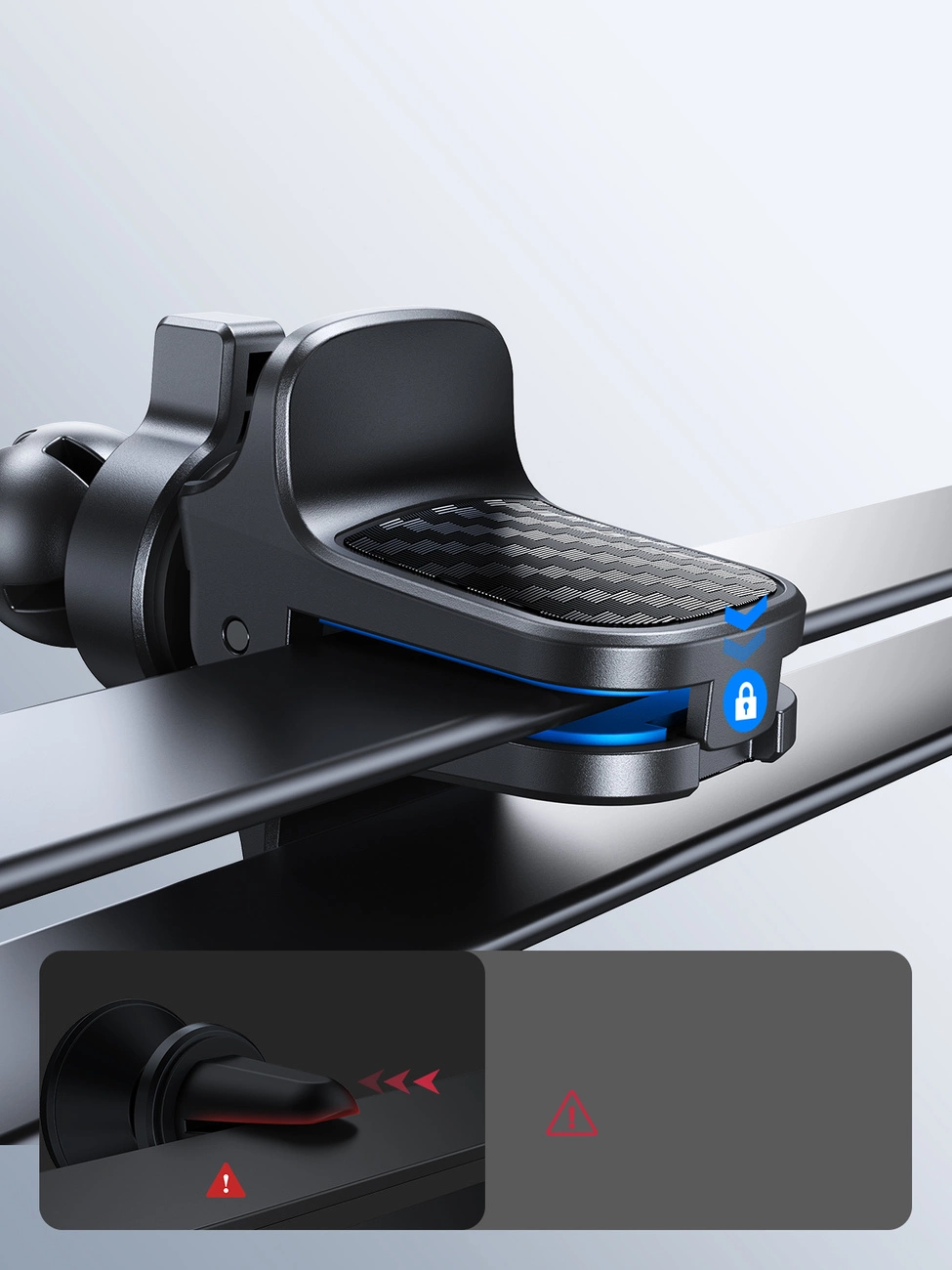 Joyroom car phone holder for air vent black (JR-ZS377)eng