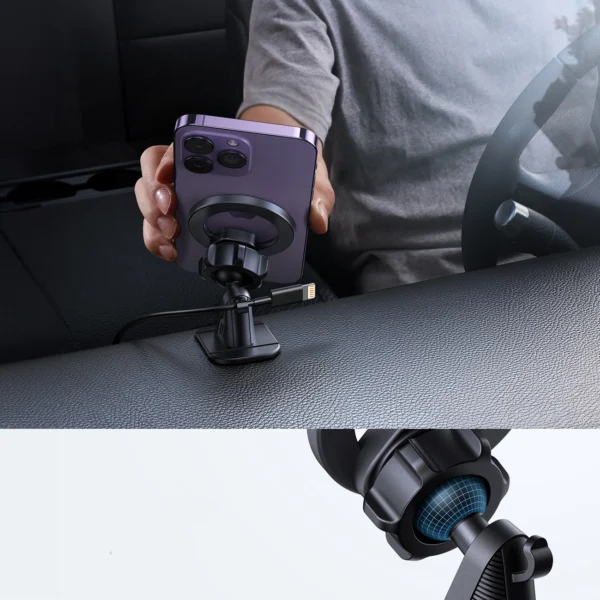 Joyroom magnetic car holder for cockpit/dashboard black (JR-ZS376)eng