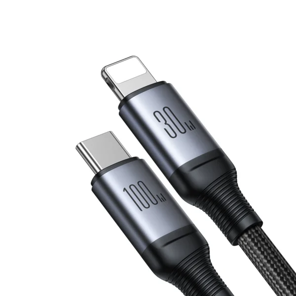 Joyroom Speedy Series S-A21 2in1 USB-C - USB-C / Lightning cable 100W 1.5m - blackeng