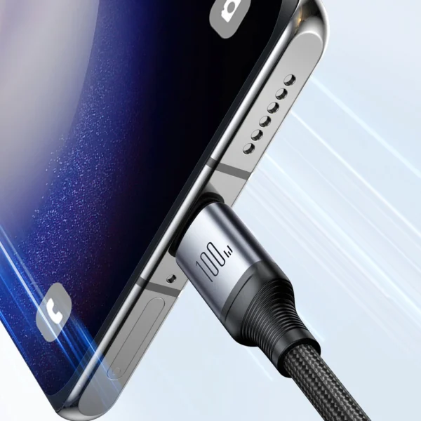Joyroom Speedy Series S-A21 2in1 USB-C - USB-C / USB-C cable 100W 1.5m - blackeng