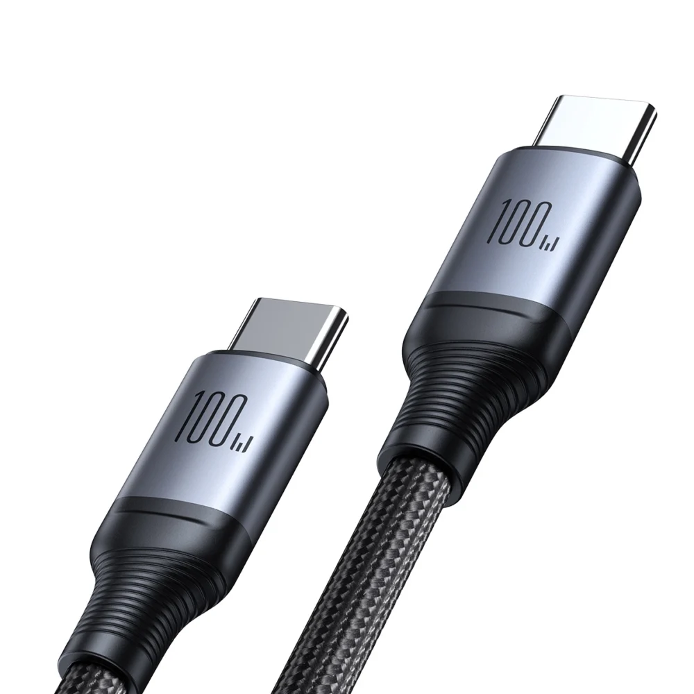 Joyroom Speedy Series S-A21 2in1 USB-C - USB-C / USB-C cable 100W 1.5m - blackeng