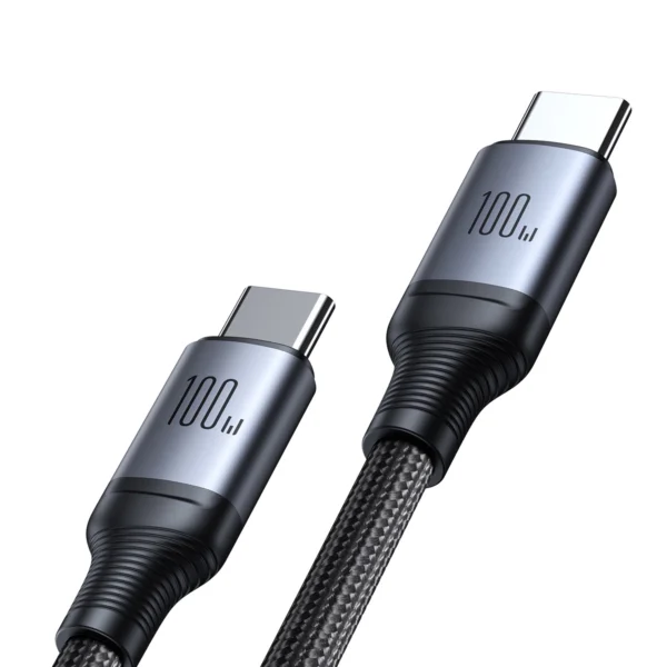Joyroom Speedy Series S-A21 2in1 USB-C - USB-C / USB-C cable 100W 1.5m - blackeng