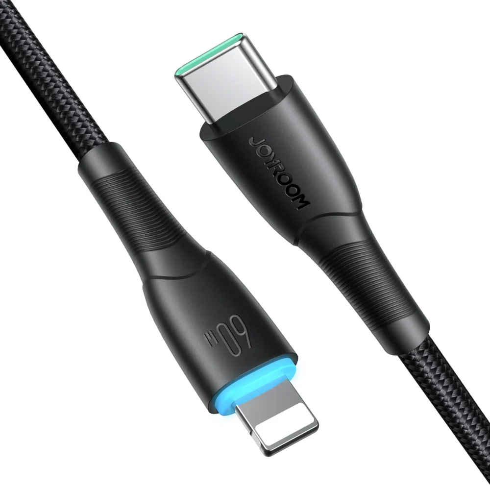 Joyroom Starry Series SA32-CC3 USB-C / USB-C cable 60W 1m - blackeng