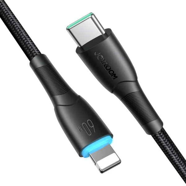 Joyroom Starry Series SA32-CC3 USB-C / USB-C cable 60W 1m - blackeng