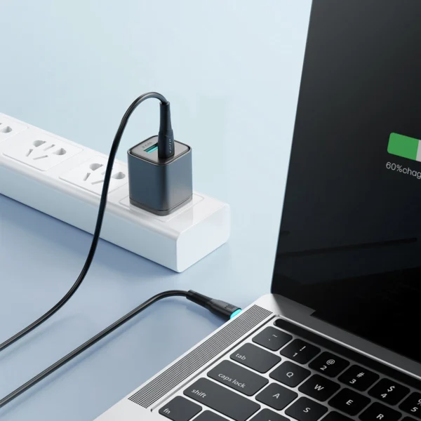 Joyroom Starry Series SA32-CC3 USB-C / USB-C cable 60W 1m - blackeng