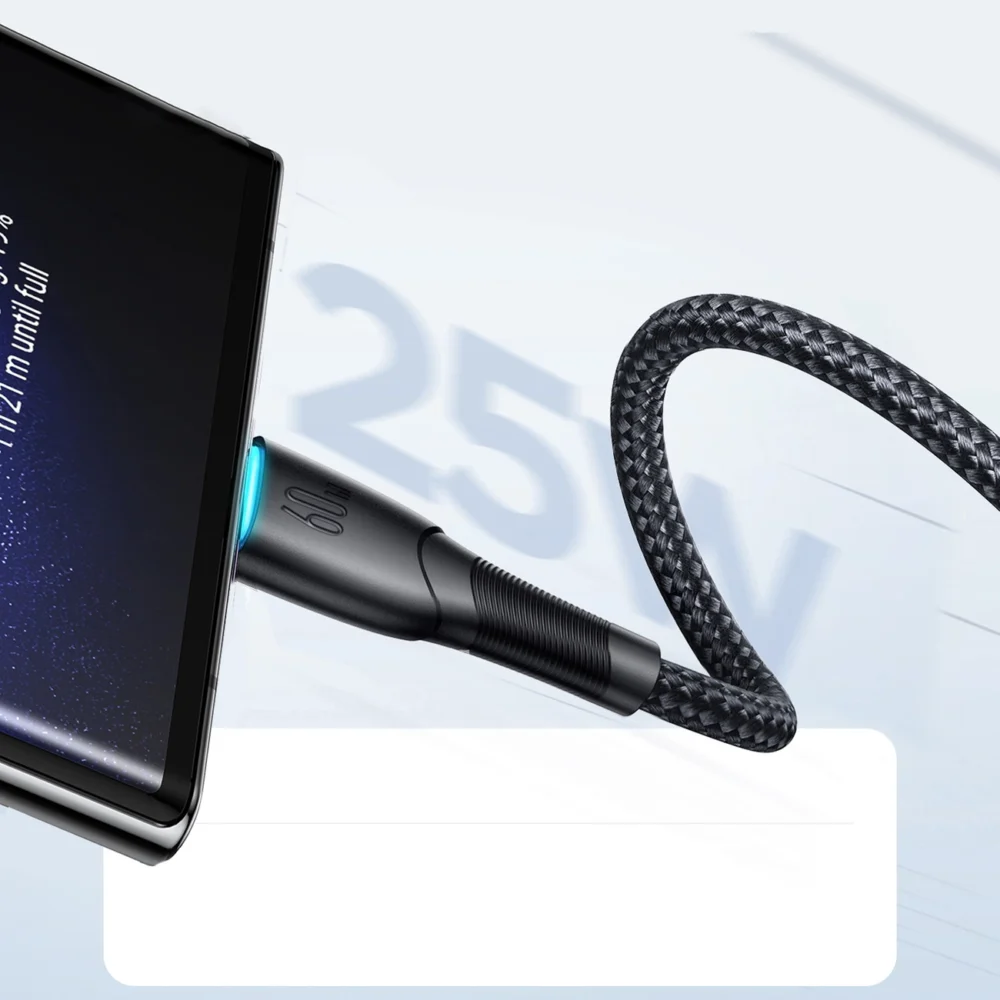 Joyroom Starry Series SA32-CC3 USB-C / USB-C cable 60W 1m - blackeng