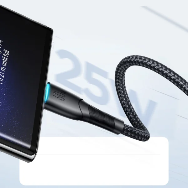 Joyroom Starry Series SA32-CC3 USB-C / USB-C cable 60W 1m - blackeng