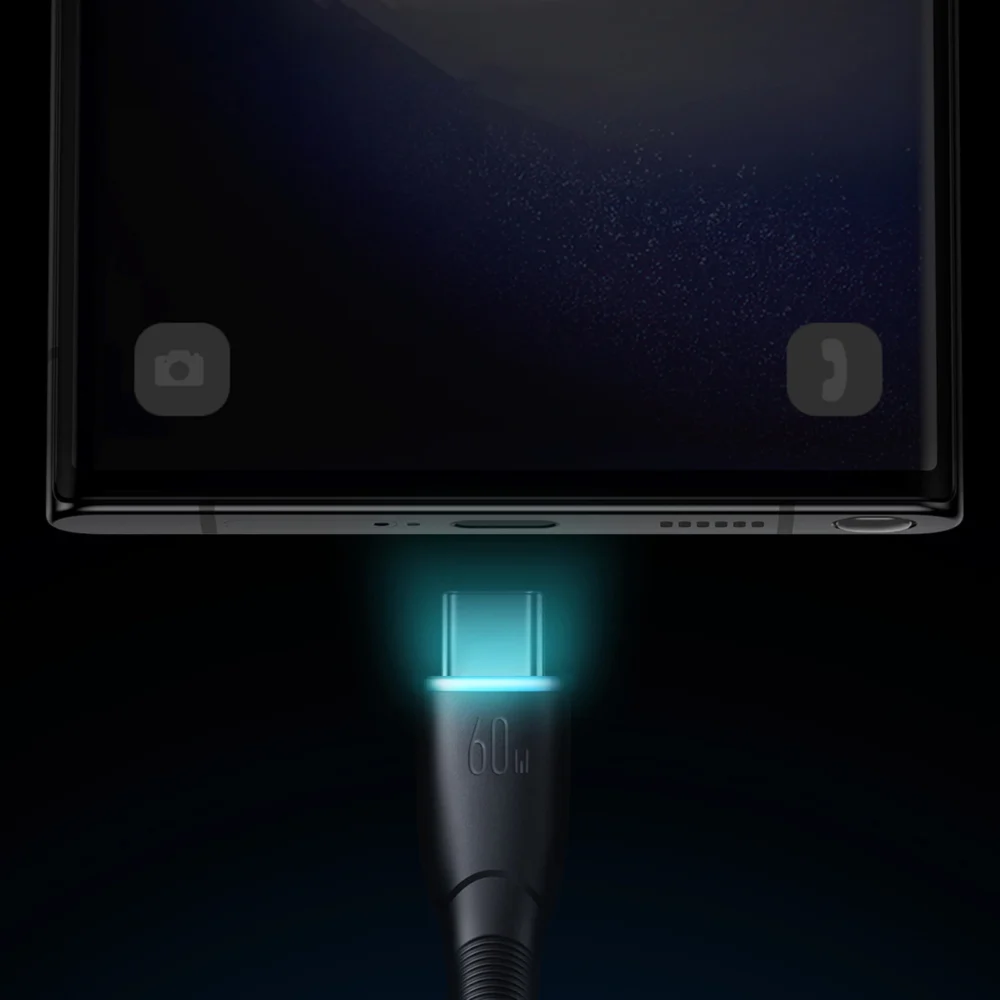 Joyroom Starry Series SA32-CC3 USB-C / USB-C cable 60W 1m - blackeng