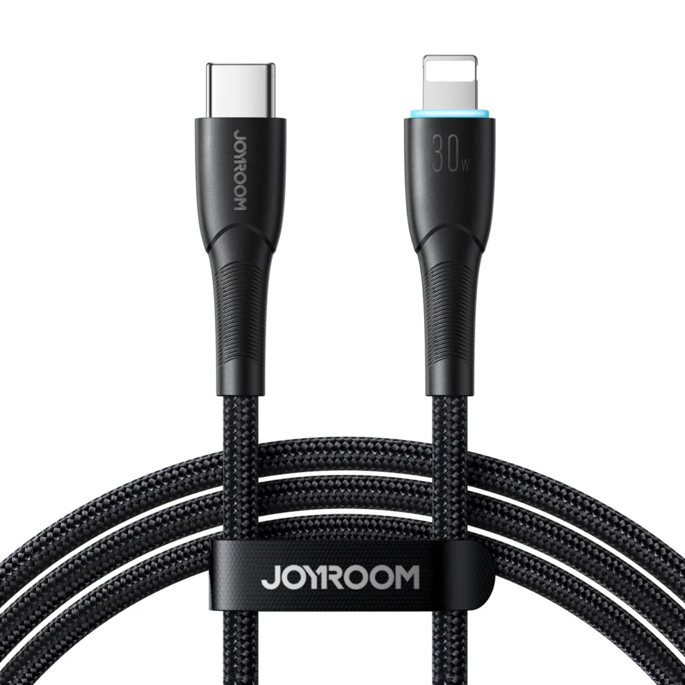 Joyroom Starry Series SA32-CL3 30W USB-C / Lightning cable 1m - blackeng