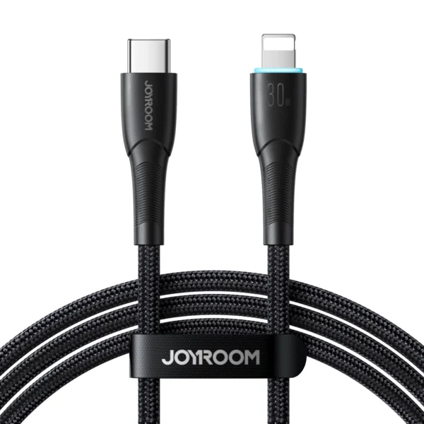 Joyroom Starry Series SA32-CL3 30W USB-C / Lightning cable 1m - blackeng