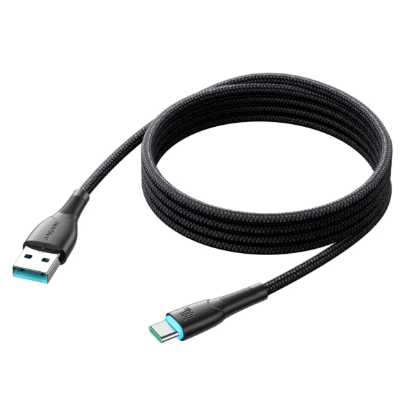 Joyroom Starry series SA32-AC6 100W USB-A / USB-C cable 1m - blackeng