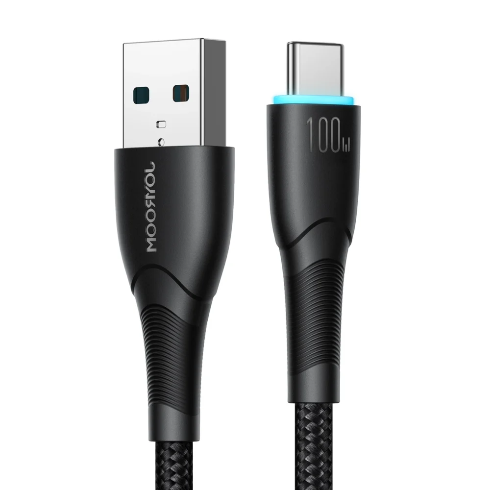 Joyroom Starry series SA32-AC6 100W USB-A / USB-C cable 1m - blackeng