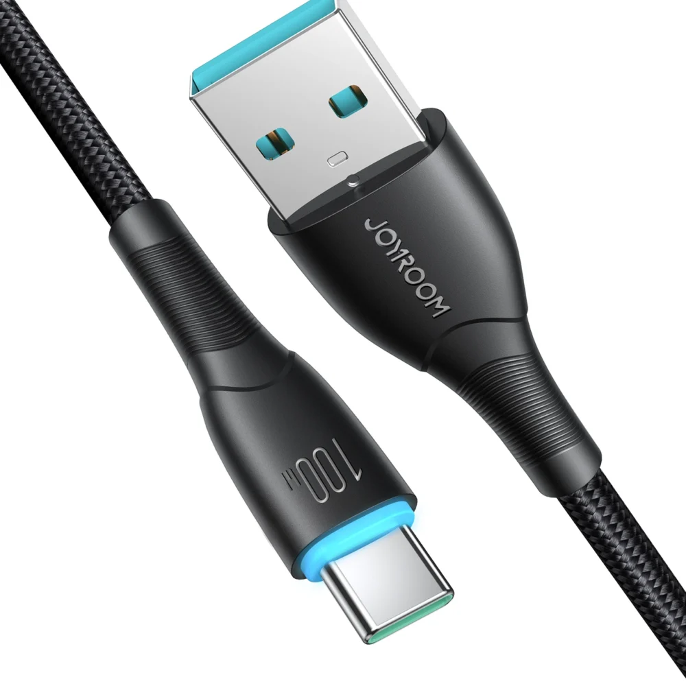 Joyroom Starry series SA32-AC6 100W USB-A / USB-C cable 1m - blackeng