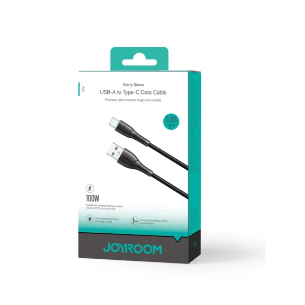 Joyroom Starry series SA32-AC6 100W USB-A / USB-C cable 1m - blackeng