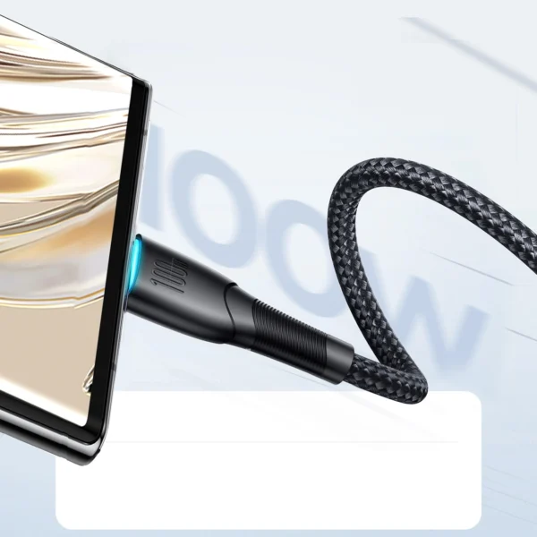 Joyroom Starry series SA32-AC6 100W USB-A / USB-C cable 1m - blackeng
