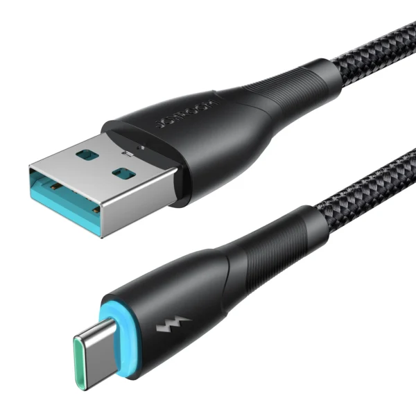 Joyroom Starry Series SA32-AC3 3A USB-A / USB-C cable 1m - blackeng