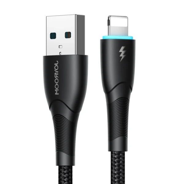 Joyroom Starry Series SA32-AL3 3A USB-A / Lightning cable 1m - blackeng