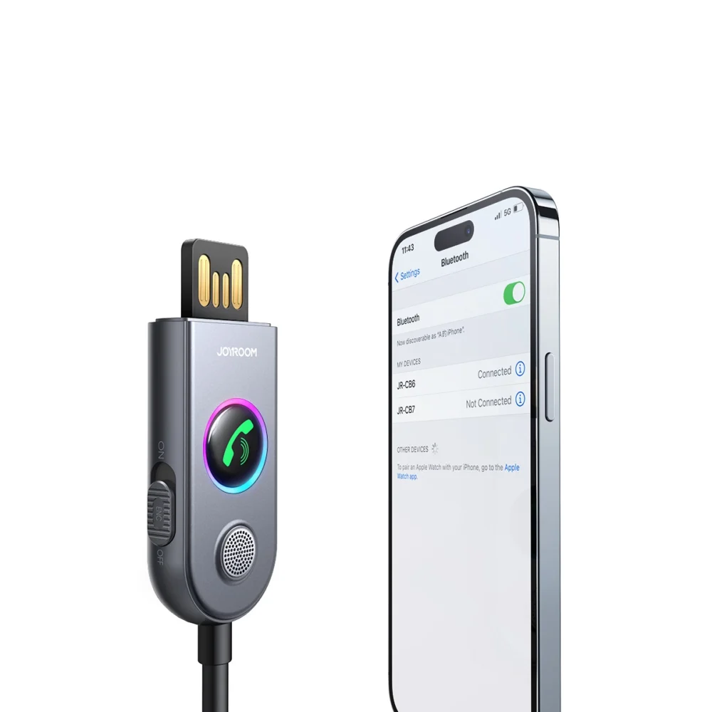 Joyroom JR-CB6 wireless car receiver - grayeng
